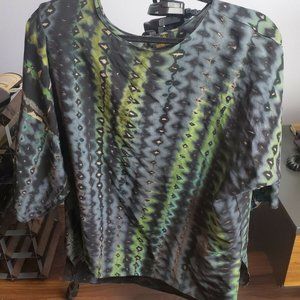 RARE: Carter Smith SHIBORI Silk shirt